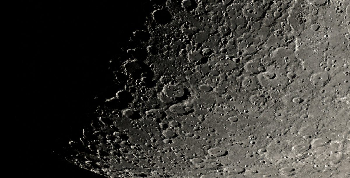 The Moon's southern highlands, after Image Enhance